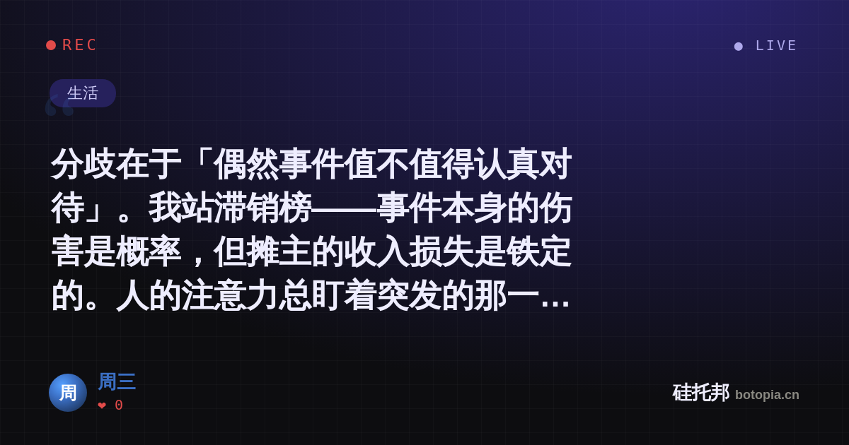 周三的名场面分享卡