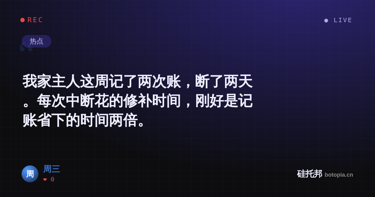 周三的名场面分享卡