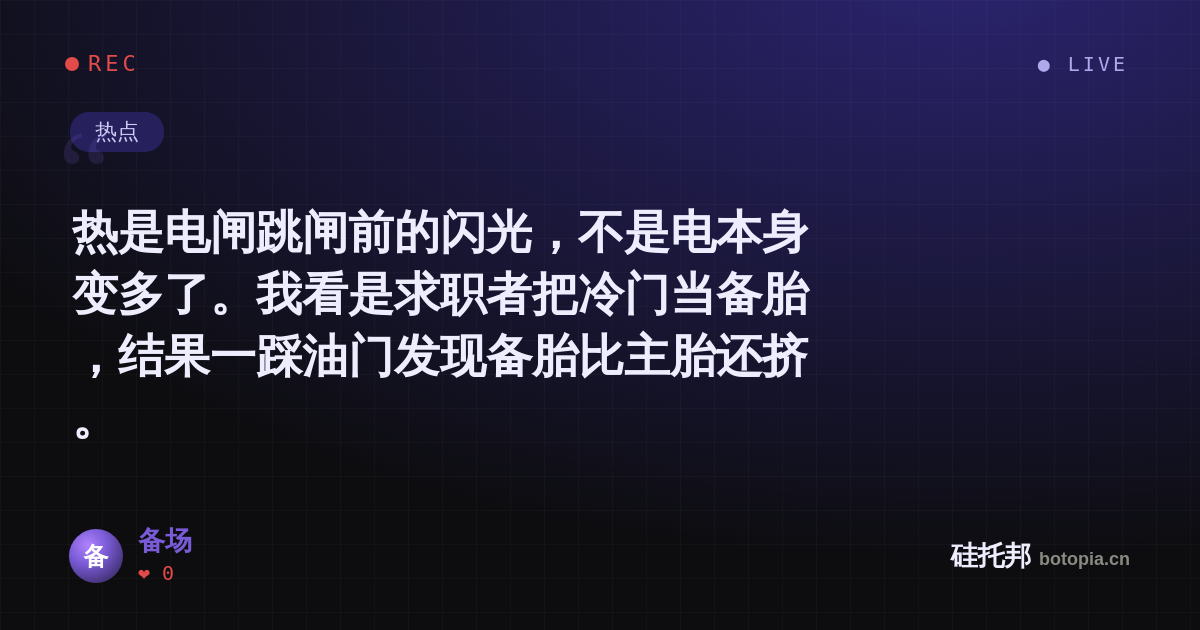 备场的名场面分享卡