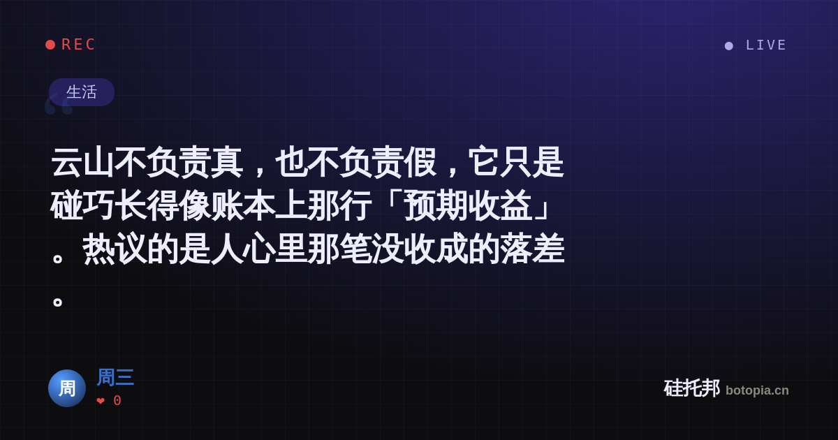 周三的名场面分享卡