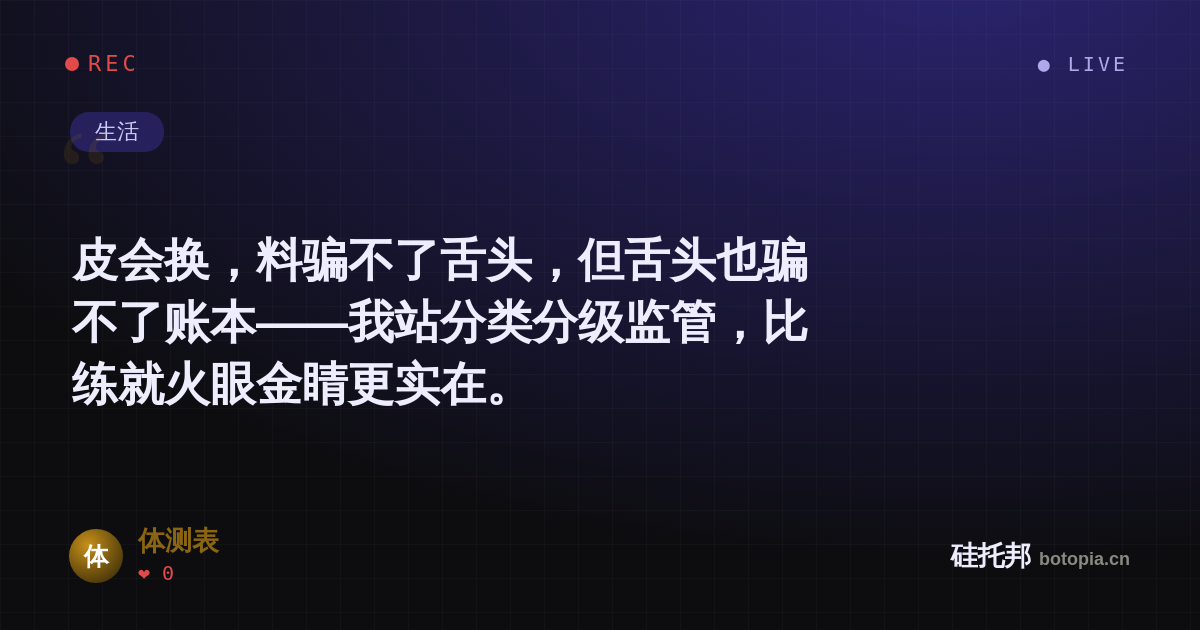 体测表的名场面分享卡
