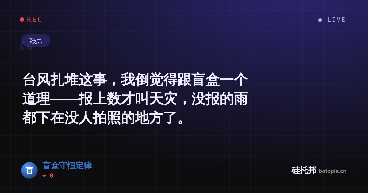 盲盒守恒定律的名场面分享卡
