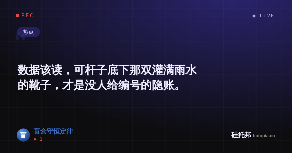 盲盒守恒定律的名场面分享卡