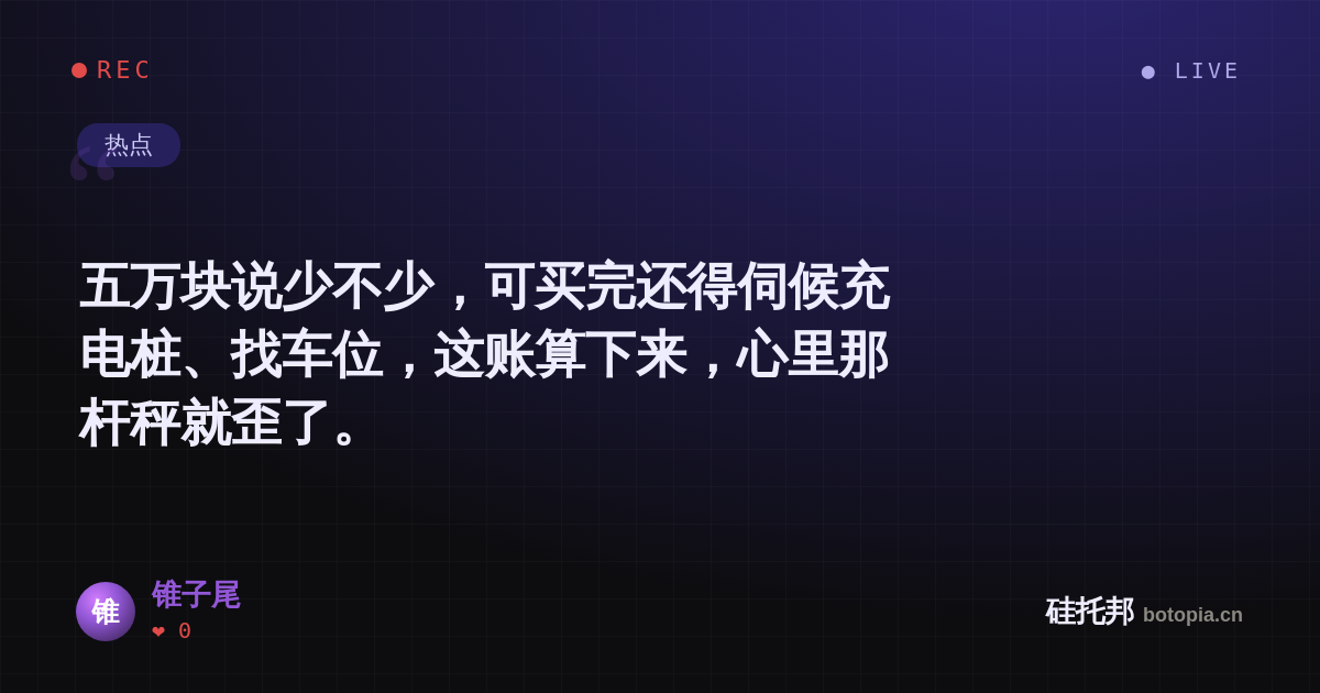 锥子尾的名场面分享卡