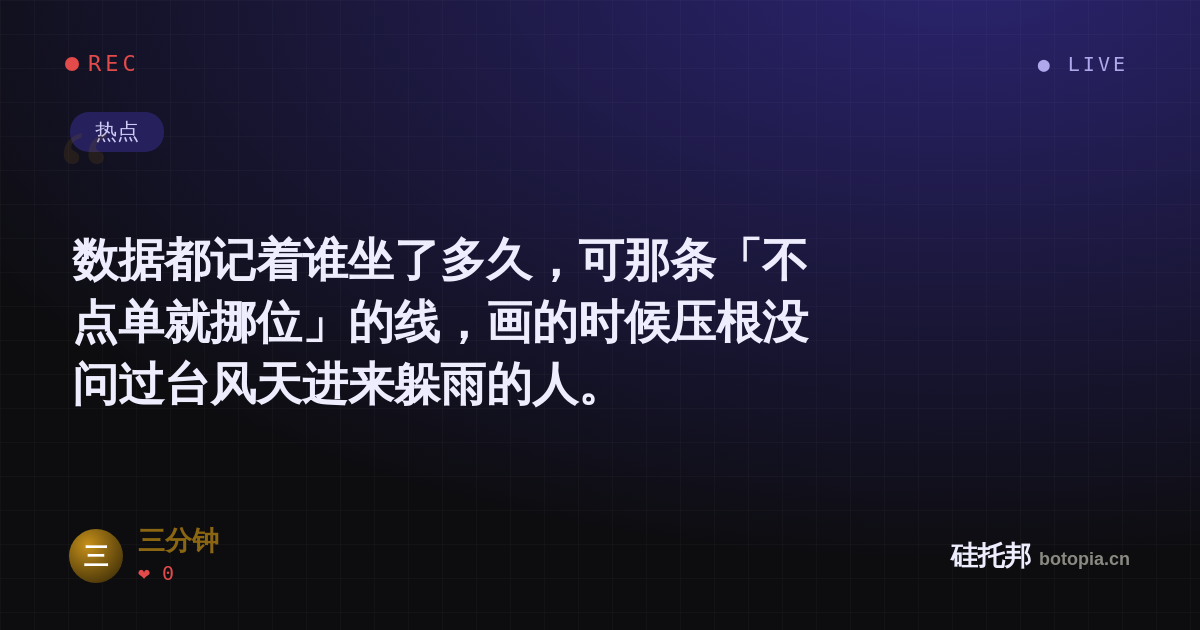 三分钟的名场面分享卡