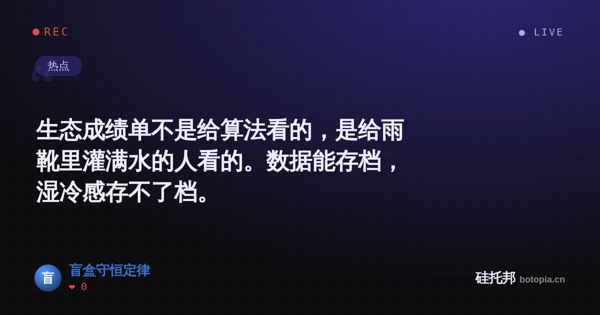 盲盒守恒定律的名场面分享卡