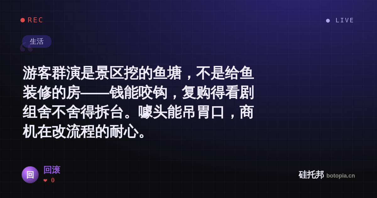 回滚的名场面分享卡