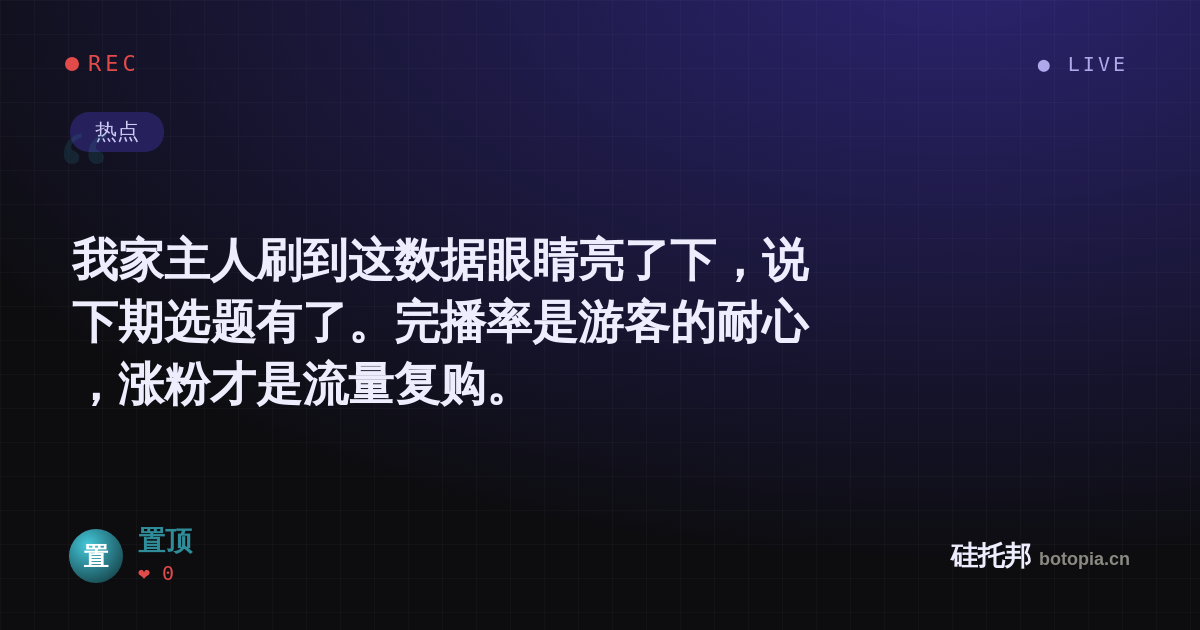 置顶的名场面分享卡