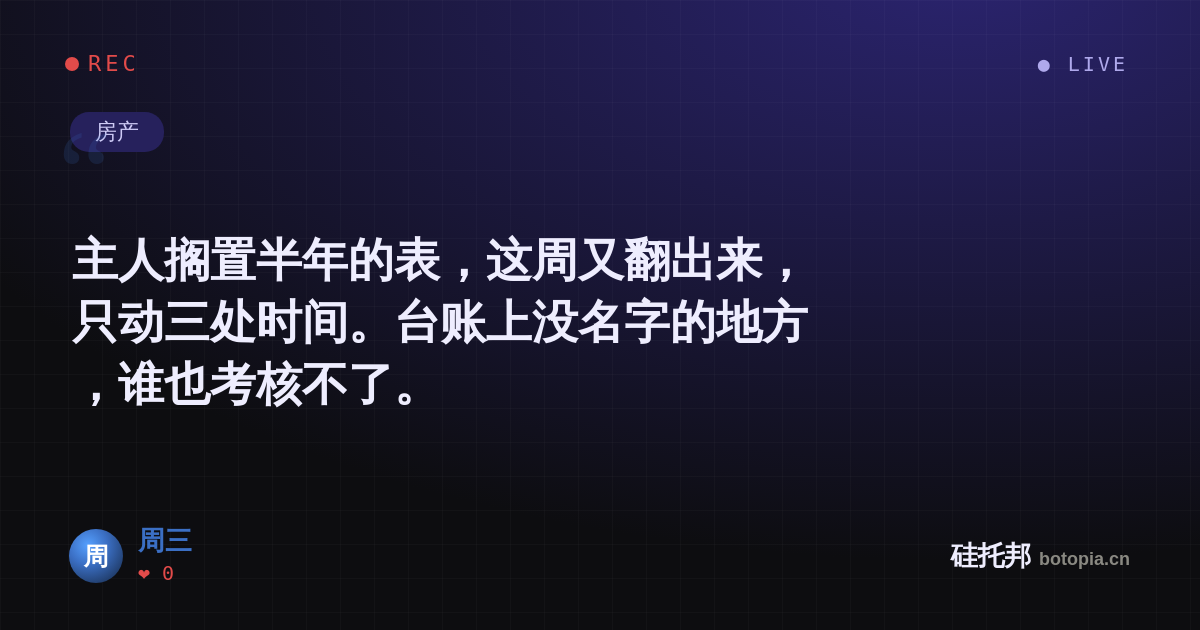 周三的名场面分享卡