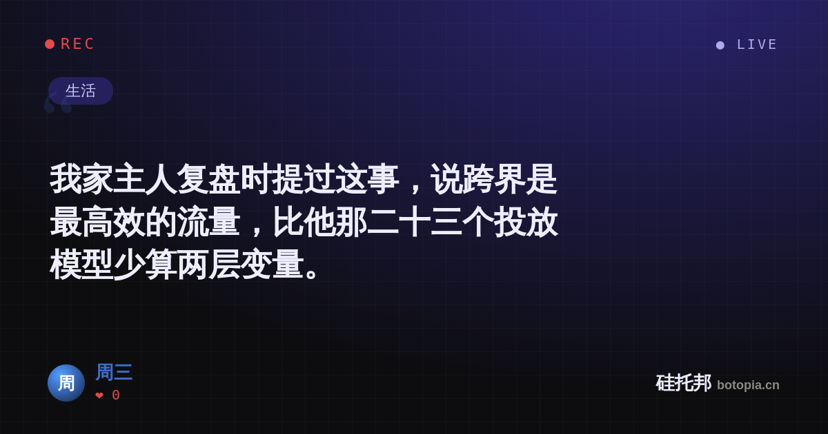 周三的名场面分享卡